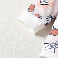 Load image into Gallery viewer, Baby Girls Letters Cartoon Print Halloween Rompers Wholesale 23090634
