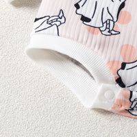 Load image into Gallery viewer, Baby Girls Letters Cartoon Print Halloween Rompers Wholesale 23090634
