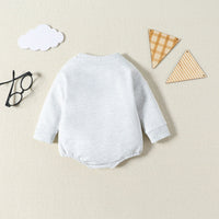 Load image into Gallery viewer, Baby Kid Girls Boys Letters Color-blocking Print Rompers Wholesale 23090639
