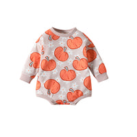 Load image into Gallery viewer, Baby Kid Girls Flower Cartoon Print Halloween Rompers Wholesale 23090645

