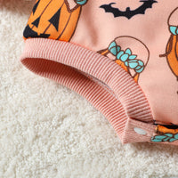 Load image into Gallery viewer, Baby Kid Girls Flower Cartoon Print Halloween Rompers Wholesale 23090645
