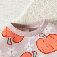 Load image into Gallery viewer, Baby Kid Girls Flower Cartoon Print Halloween Rompers Wholesale 23090645
