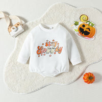 Load image into Gallery viewer, Baby Girls Letters Print Halloween Rompers Wholesale 23090661

