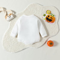 Load image into Gallery viewer, Baby Girls Letters Print Halloween Rompers Wholesale 23090661
