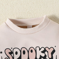Load image into Gallery viewer, Baby Girls Boys Letters Print Halloween Rompers Wholesale 23090668
