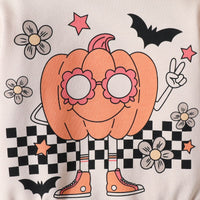 Load image into Gallery viewer, Baby Girls Boys Letters Print Halloween Rompers Wholesale 23090668
