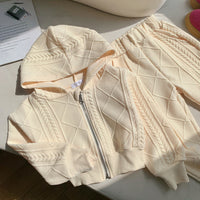 Load image into Gallery viewer, 2 Pieces Set Baby Kid Girls Solid Color Jackets Outwears And Pants Wholesale 23090676
