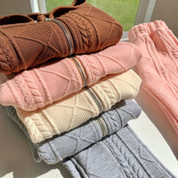 Load image into Gallery viewer, 2 Pieces Set Baby Kid Girls Solid Color Jackets Outwears And Pants Wholesale 23090676
