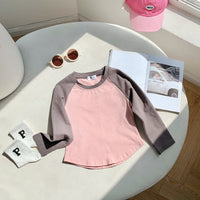Load image into Gallery viewer, Baby Kid Girls Color-blocking Tops Wholesale 23090681
