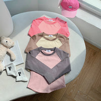 Load image into Gallery viewer, Baby Kid Girls Color-blocking Tops Wholesale 23090681
