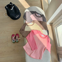 Load image into Gallery viewer, Baby Kid Girls Color-blocking Tops Wholesale 23090681
