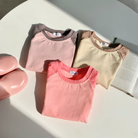 Load image into Gallery viewer, Baby Kid Girls Color-blocking Tops Wholesale 23090681
