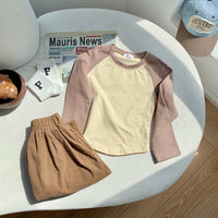 Load image into Gallery viewer, Baby Kid Girls Color-blocking Tops Wholesale 23090681
