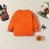 Load image into Gallery viewer, Baby Kid Girls Boys Letters Cartoon Print Halloween Hoodies Swearshirts Wholesale 23090682
