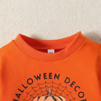 Load image into Gallery viewer, Baby Kid Girls Boys Letters Cartoon Print Halloween Hoodies Swearshirts Wholesale 23090682
