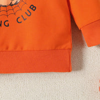 Load image into Gallery viewer, Baby Kid Girls Boys Letters Cartoon Print Halloween Hoodies Swearshirts Wholesale 23090682
