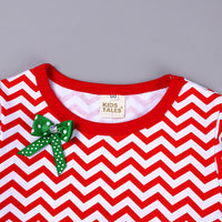 Load image into Gallery viewer, Baby Kid Girls Striped Cartoon Christmas Dresses Wholesale 23101507
