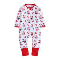 Load image into Gallery viewer, Baby Kid Girls Boys Color-blocking Cartoon Print Christmas Jumpsuits Wholesale 23101510
