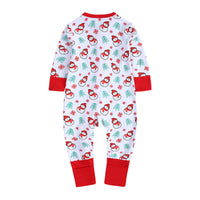 Load image into Gallery viewer, Baby Kid Girls Boys Color-blocking Cartoon Print Christmas Jumpsuits Wholesale 23101510
