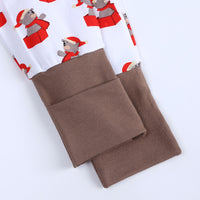 Load image into Gallery viewer, Baby Kid Girls Boys Color-blocking Cartoon Print Christmas Jumpsuits Wholesale 23101510
