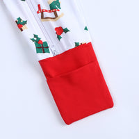 Load image into Gallery viewer, Baby Kid Girls Boys Color-blocking Cartoon Print Christmas Jumpsuits Wholesale 23101510
