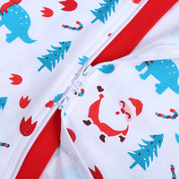 Load image into Gallery viewer, Baby Kid Girls Boys Color-blocking Cartoon Print Christmas Jumpsuits Wholesale 23101510
