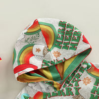 Load image into Gallery viewer, Baby Kid Girls Letters Color-blocking Print Christmas Rompers Wholesale 23101519
