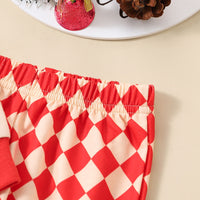 Load image into Gallery viewer, 2 Pieces Set Baby Kid Girls Christmas Letters Cartoon Print Tops And Pants Wholesale 23101520
