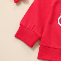 Load image into Gallery viewer, 2 Pieces Set Baby Kid Girls Christmas Letters Cartoon Print Tops And Pants Wholesale 23101520
