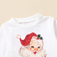 Load image into Gallery viewer, 2 Pieces Set Baby Kid Girls Christmas Letters Cartoon Print Tops And Pants Wholesale 23101520
