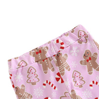 Load image into Gallery viewer, 2 Pieces Set Baby Girls Christmas Letters Print Rompers And Cartoon Pants Wholesale 23101523
