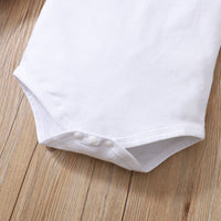 Load image into Gallery viewer, 2 Pieces Set Baby Girls Christmas Solid Color Print Rompers And Cartoon Dresses Wholesale 23101525
