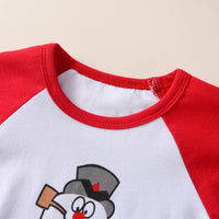 Load image into Gallery viewer, 2 Pieces Set Baby Kid Girls Christmas Letters Print Tops And Cartoon Pants Wholesale 23101526
