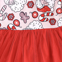 Load image into Gallery viewer, 2 Pieces Set Baby Kid Girls Christmas Color-blocking Cartoon Print Tops And Pants Wholesale 23101533
