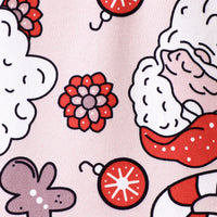 Load image into Gallery viewer, 2 Pieces Set Baby Kid Girls Christmas Color-blocking Cartoon Print Tops And Pants Wholesale 23101533
