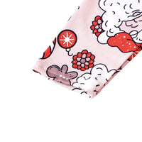 Load image into Gallery viewer, 2 Pieces Set Baby Kid Girls Christmas Color-blocking Cartoon Print Tops And Pants Wholesale 23101533
