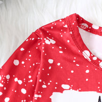 Load image into Gallery viewer, 2 Pieces Set Baby Kid Girls Christmas Letters Print Tops And Checked Pants Wholesale 23101534
