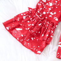 Load image into Gallery viewer, 2 Pieces Set Baby Kid Girls Christmas Letters Print Tops And Checked Pants Wholesale 23101534
