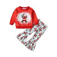 Load image into Gallery viewer, 2 Pieces Set Baby Kid Girls Christmas Cartoon Print Hoodies Sweatshirts And Pants Wholesale 23101539
