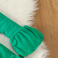 Load image into Gallery viewer, 2 Pieces Set Baby Kid Girls Christmas Solid Color Print Tops And Cartoon Pants Wholesale 23101542
