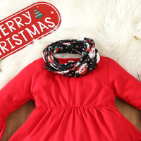 Load image into Gallery viewer, 2 Pieces Set Baby Kid Girls Christmas Solid Color Print Tops And Cartoon Pants Wholesale 23101542
