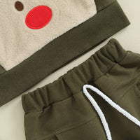 Load image into Gallery viewer, 2 Pieces Set Baby Kid Boys Christmas Cartoon Hoodies Sweatshirts And Solid Color Pants Wholesale 23101545
