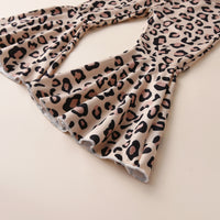 Load image into Gallery viewer, 2 Pieces Set Baby Kid Girls Christmas Letters Print Tops And Leopard Pants Wholesale 23101546
