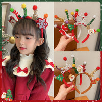 Load image into Gallery viewer, Girls Cartoon Christmas Accessories Headwear Wholesale 23101548
