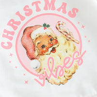 Load image into Gallery viewer, 2 Pieces Set Baby Kid Girls Christmas Letters Print Tops And Solid Color Pants Wholesale 23101550
