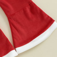 Load image into Gallery viewer, 2 Pieces Set Baby Kid Girls Christmas Letters Print Tops And Solid Color Pants Wholesale 23101550
