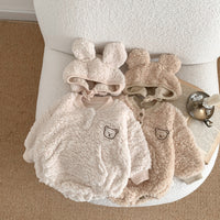 Load image into Gallery viewer, Baby Girls Boys Solid Color Cartoon Rompers Wholesale 23101904
