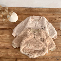 Load image into Gallery viewer, Baby Girls Boys Solid Color Cartoon Rompers Wholesale 23101904
