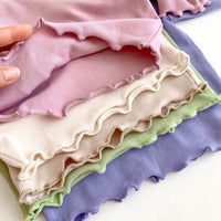 Load image into Gallery viewer, 2 Pieces Set Baby Kid Girls Solid Color Tops And Pants Wholesale 23101906
