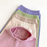 Load image into Gallery viewer, 2 Pieces Set Baby Kid Girls Solid Color Tops And Pants Wholesale 23101906
